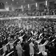 Pro nazis reunidos en una escuela de Nueva York. AP